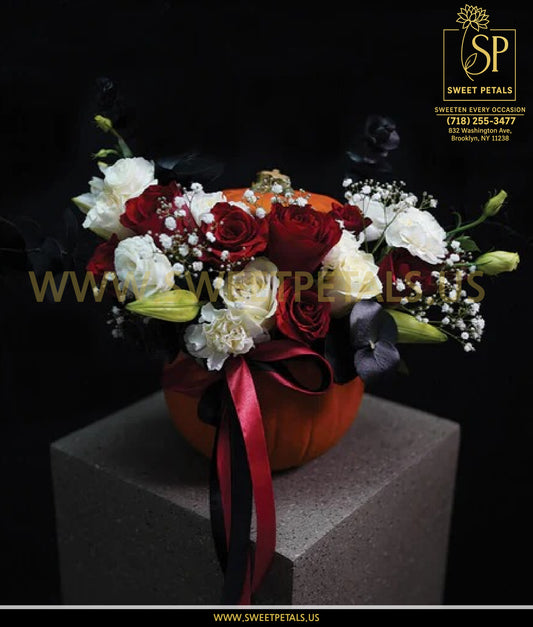 Autumn Romance Pumpkin Arrangement