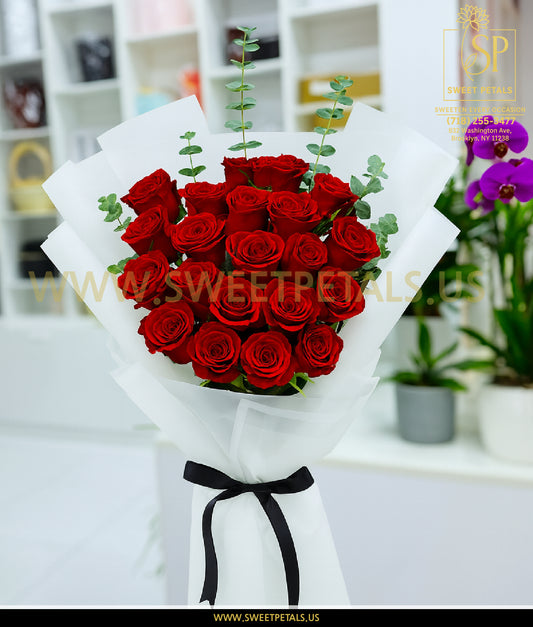 20 Red Roses Bouquet