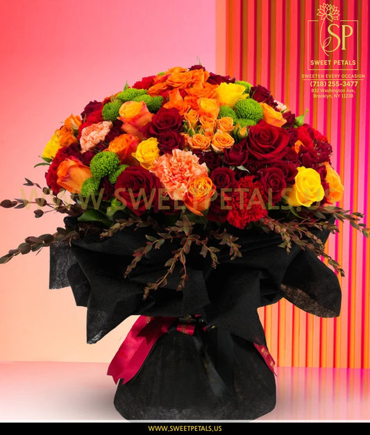 Fiery Elegance Grand Bouquet