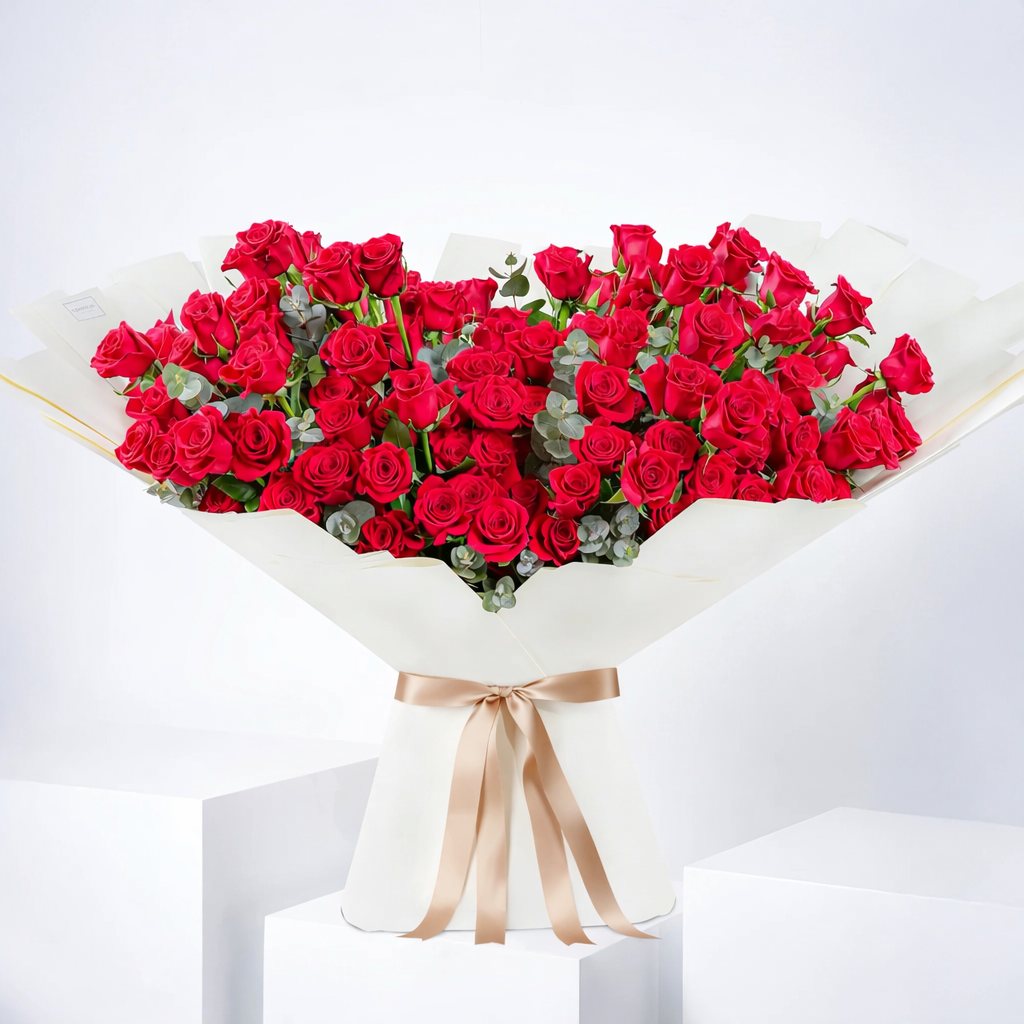 200 Red Roses – A Symbol of Endless Love
