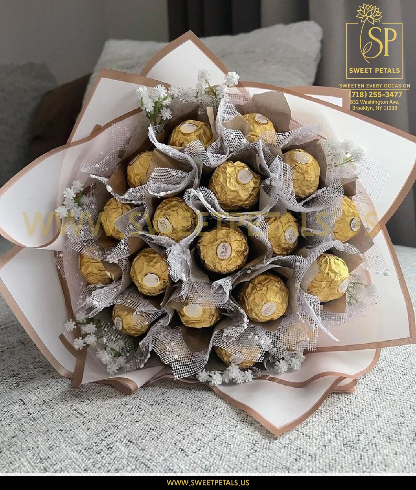 Golden Indulgence Chocolate Bouquet
