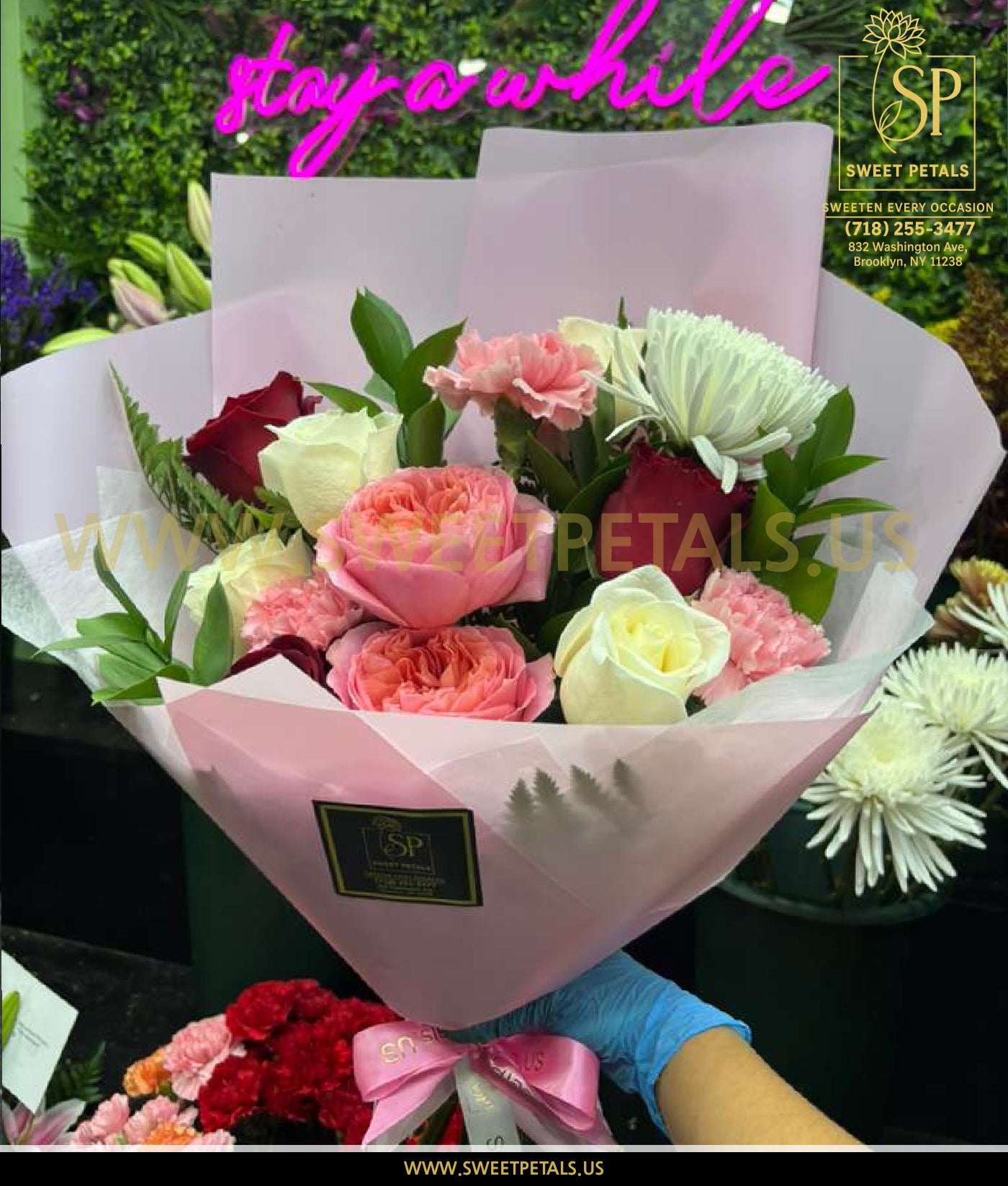 Pink Delight Mixed Rose Bouquet