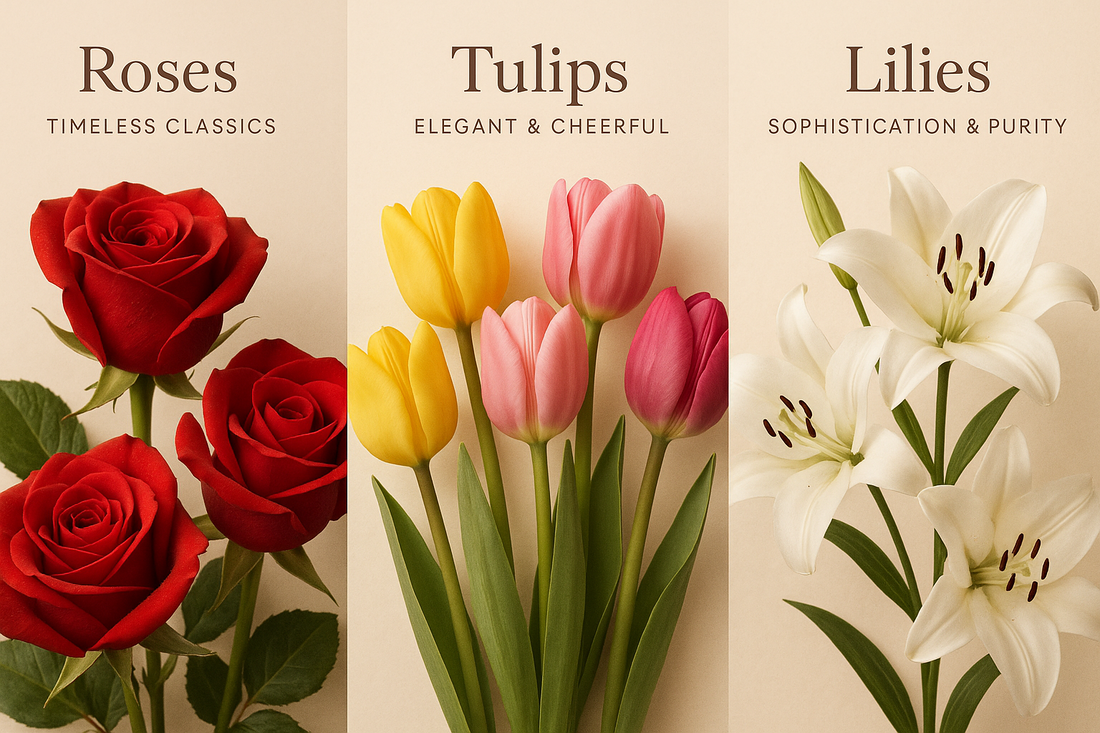 Choosing Between Roses, Tulips, and Lilies: A Complete Guide
