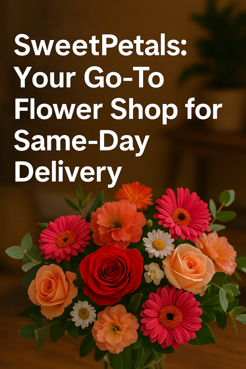 SweetPetals: Your Go-To Flower Shop for Same-Day Delivery