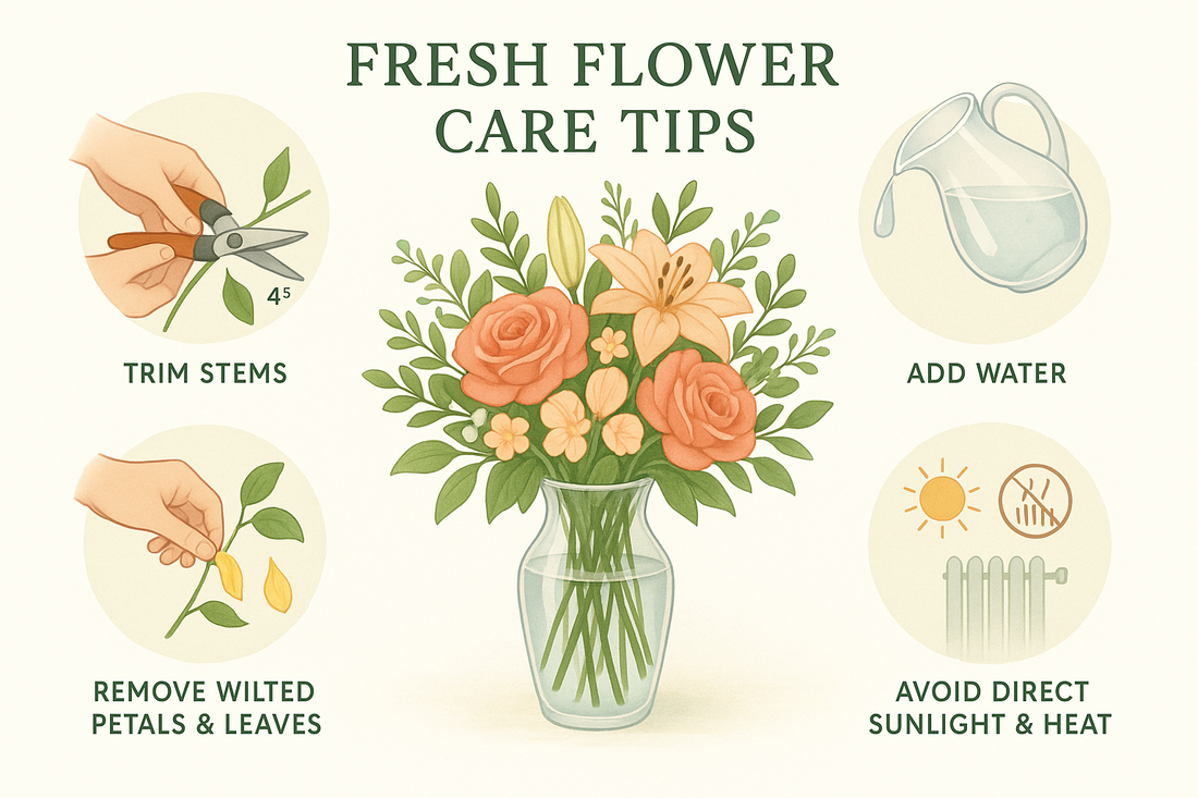 Fresh Flower Care Tips: How to Keep Your Bouquets Blooming Longer