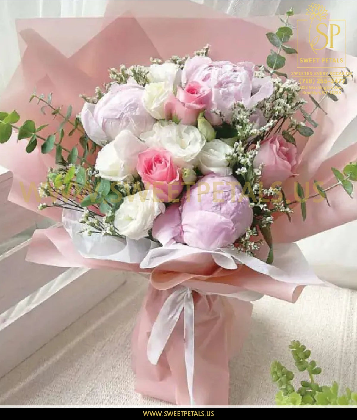 Fresh premium flowers delivery to NewYork-Presbyterian Hospital, New York - SweetPetals
