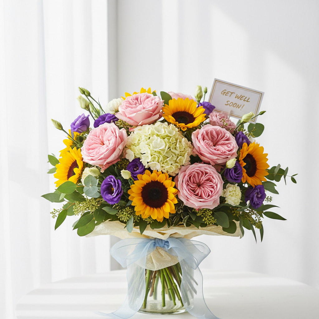 Fresh premium flowers delivery to NYC hospitals - SweetPetals