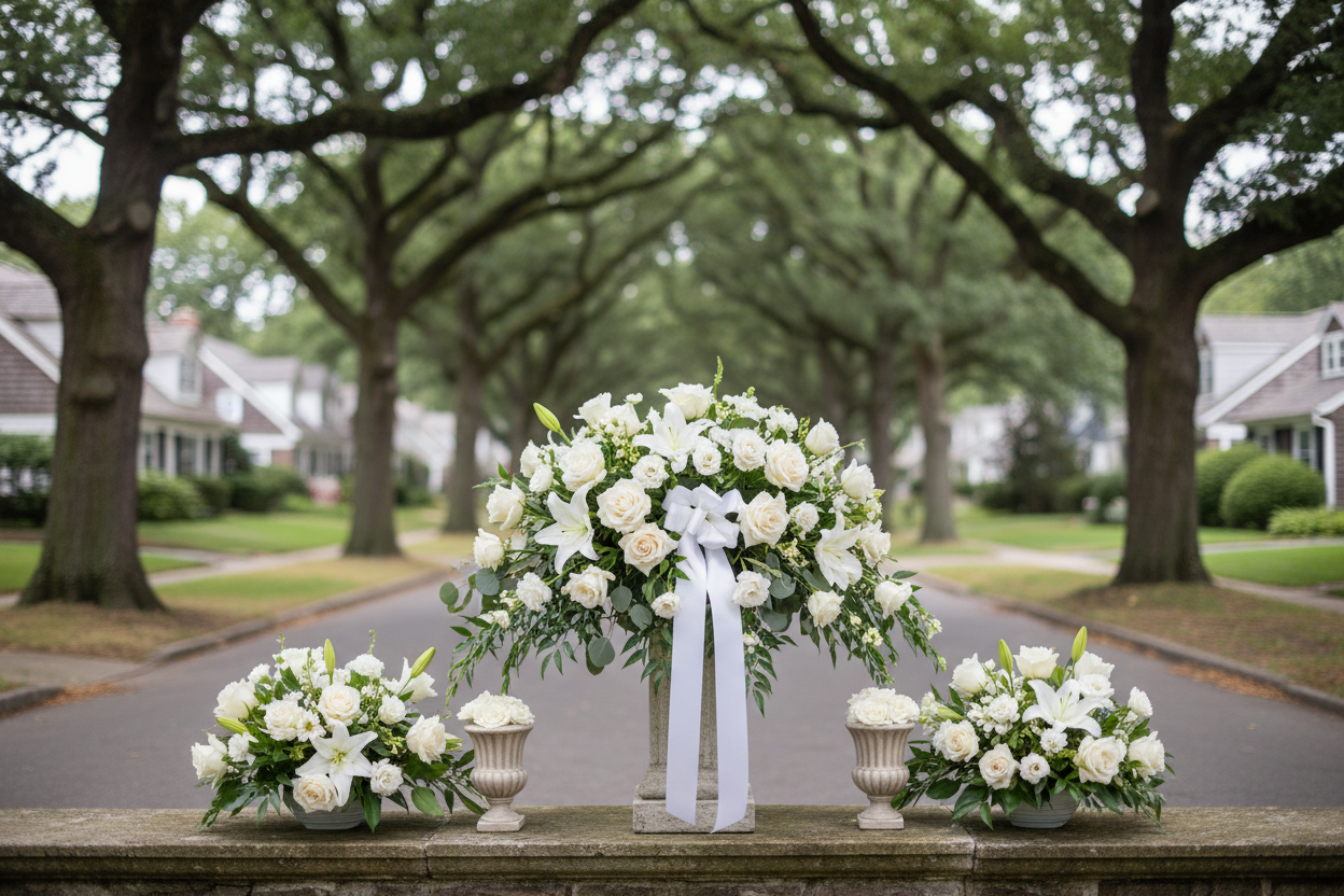 Funeral Flowers Delivery in Long Island