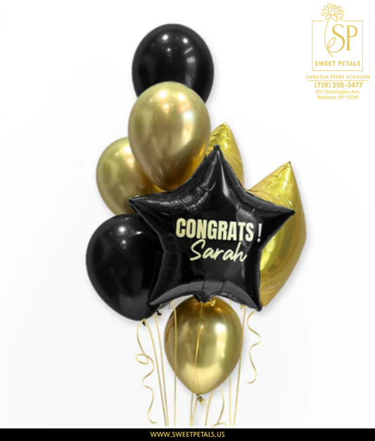 Custom Congratulations Balloon Bouquet