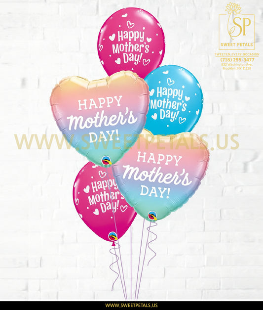 Mother's Day Pastel Ombre Balloon Bouquet