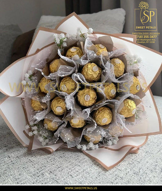 Golden Indulgence Chocolate Bouquet