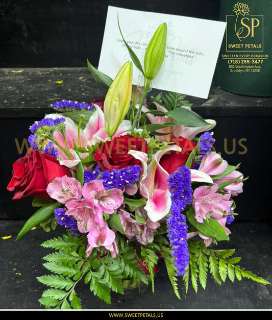 Radiant Bloom Garden Vase