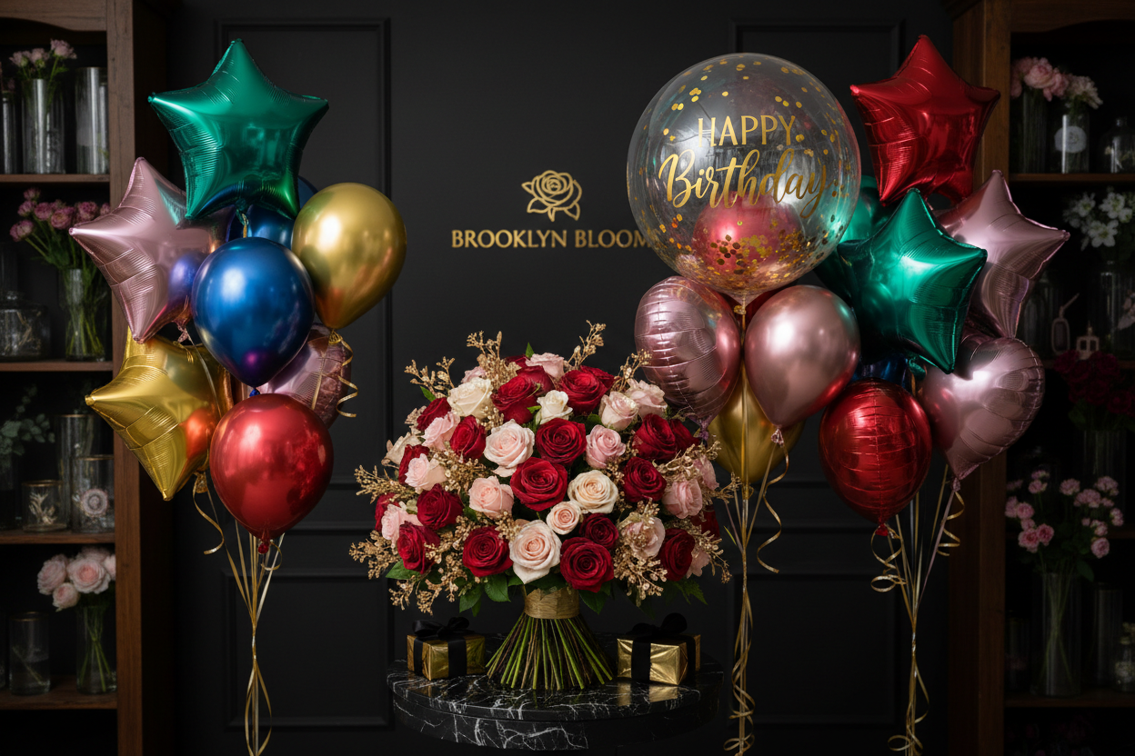 Birthday Flowers & Balloons