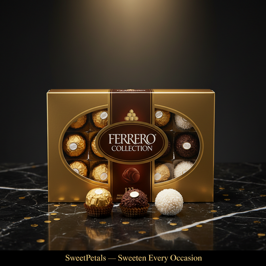 Ferrero Collection 12-Piece Luxury Assorted Chocolate Gift Box | Premium Ferrero Rocher, Rondnoir & Raffaello Assorted Chocolate Gift for Birthdays, Anniversaries, Valentine's Day & Corporate Gifting