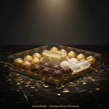 Ferrero Collection 16-Piece Luxury Assorted Chocolate Gift Box | Premium Ferrero Rocher, Rondnoir Dark Chocolate & Raffaello Coconut Almond Gift for Birthdays, Anniversaries & Corporate Gifting