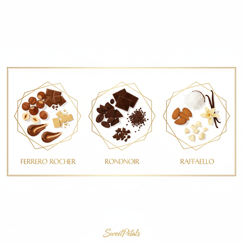 Ferrero Collection 16-Piece Luxury Assorted Chocolate Gift Box | Premium Ferrero Rocher, Rondnoir Dark Chocolate & Raffaello Coconut Almond Gift for Birthdays, Anniversaries & Corporate Gifting