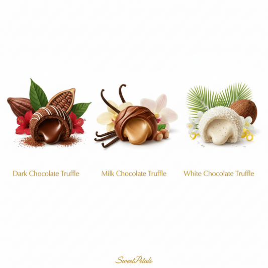 Lindt Gourmet Truffles Assorted Luxury Chocolate Gift Box 6.8oz | Premium Swiss Dark, Milk & White Chocolate Truffle Gift for Birthdays, Valentine's Day, Anniversaries & Corporate Gifting