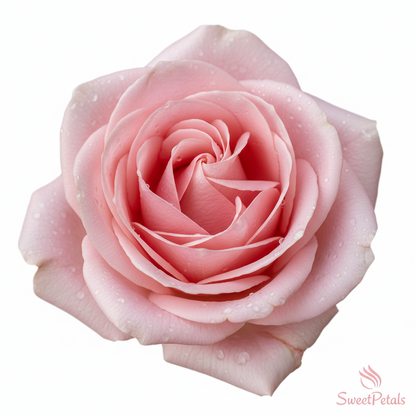 Blush Romance Pink Rose & Lily Luxury Vase Arrangement | Luxury Pink Rose, Oriental Lily, Baby's Breath & Stock Flower Gift for Birthdays, Romance & Weddings