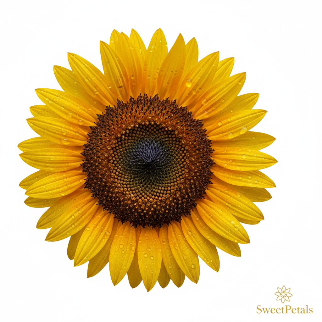 Sunshine Garden Luxury Mixed Bouquet | Luxury Sunflower, Yellow Chrysanthemum, Pink Gerbera, Purple Aster & Hydrangea Gift Bouquet for Birthdays, Celebrations & Thank You