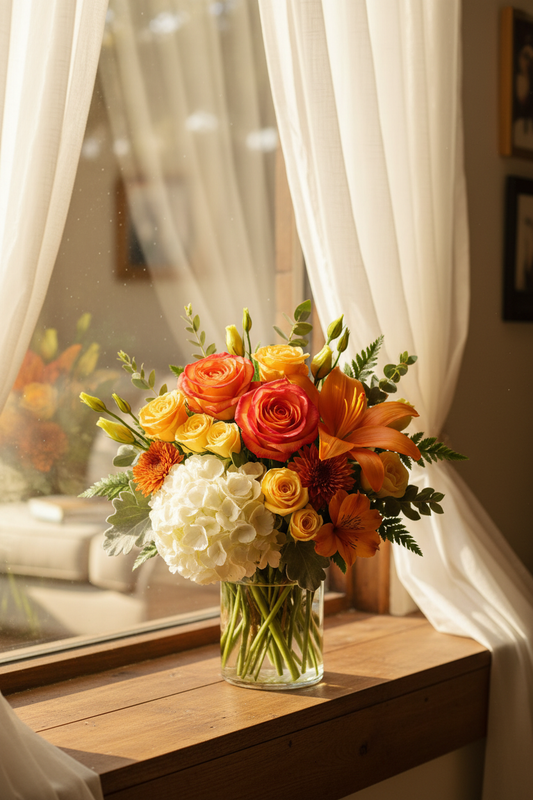 Sunset Glow windowsill lifestyle