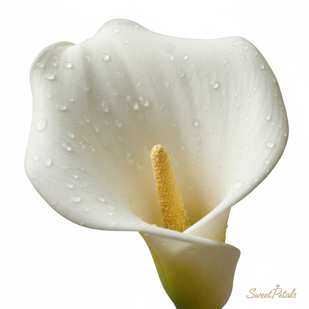 White Elegance Luxury Vase Arrangement | All-White Hydrangea, Rose, Calla Lily, Dahlia & Snapdragon Gift in Green Glass Vase for Weddings, Sympathy & Luxury Gifting