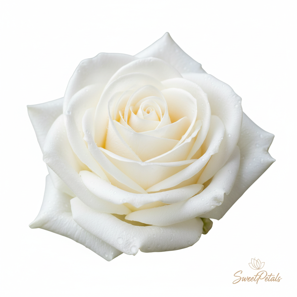 White Elegance Luxury Vase Arrangement | All-White Hydrangea, Rose, Calla Lily, Dahlia & Snapdragon Gift in Green Glass Vase for Weddings, Sympathy & Luxury Gifting