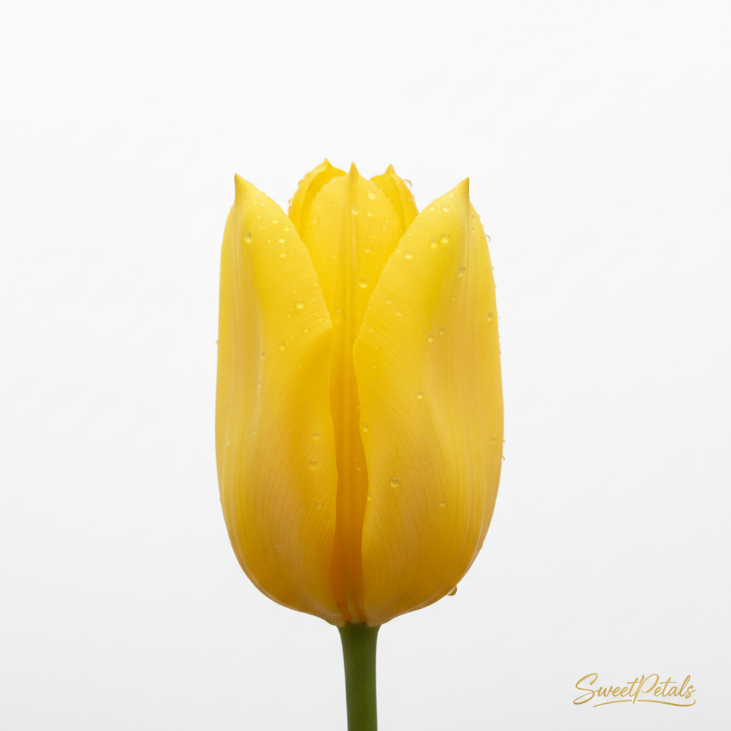Rainbow Tulip Luxury Vase Arrangement | Luxury Mixed Tulip & Lavender Vase Gift in Yellow, Red, Orange & Purple for Birthdays, Spring & Celebrations